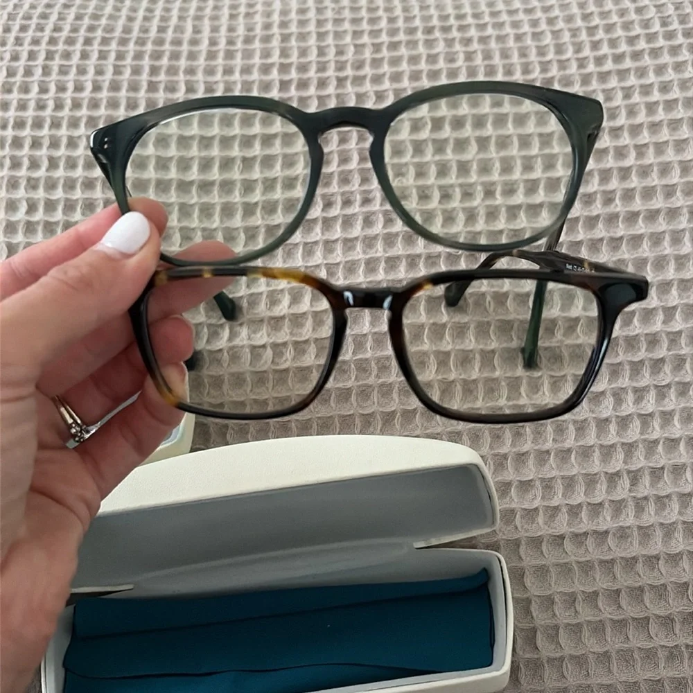 Set of two Felix Gray Bluelight glasses with slight magnification